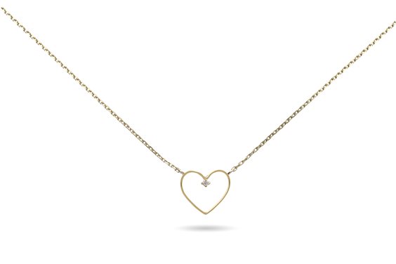 Collana Rubinia Donna in Oro giallo Diamante 0.02 Ct CA265GGBT-42 - CA265GGBT-42